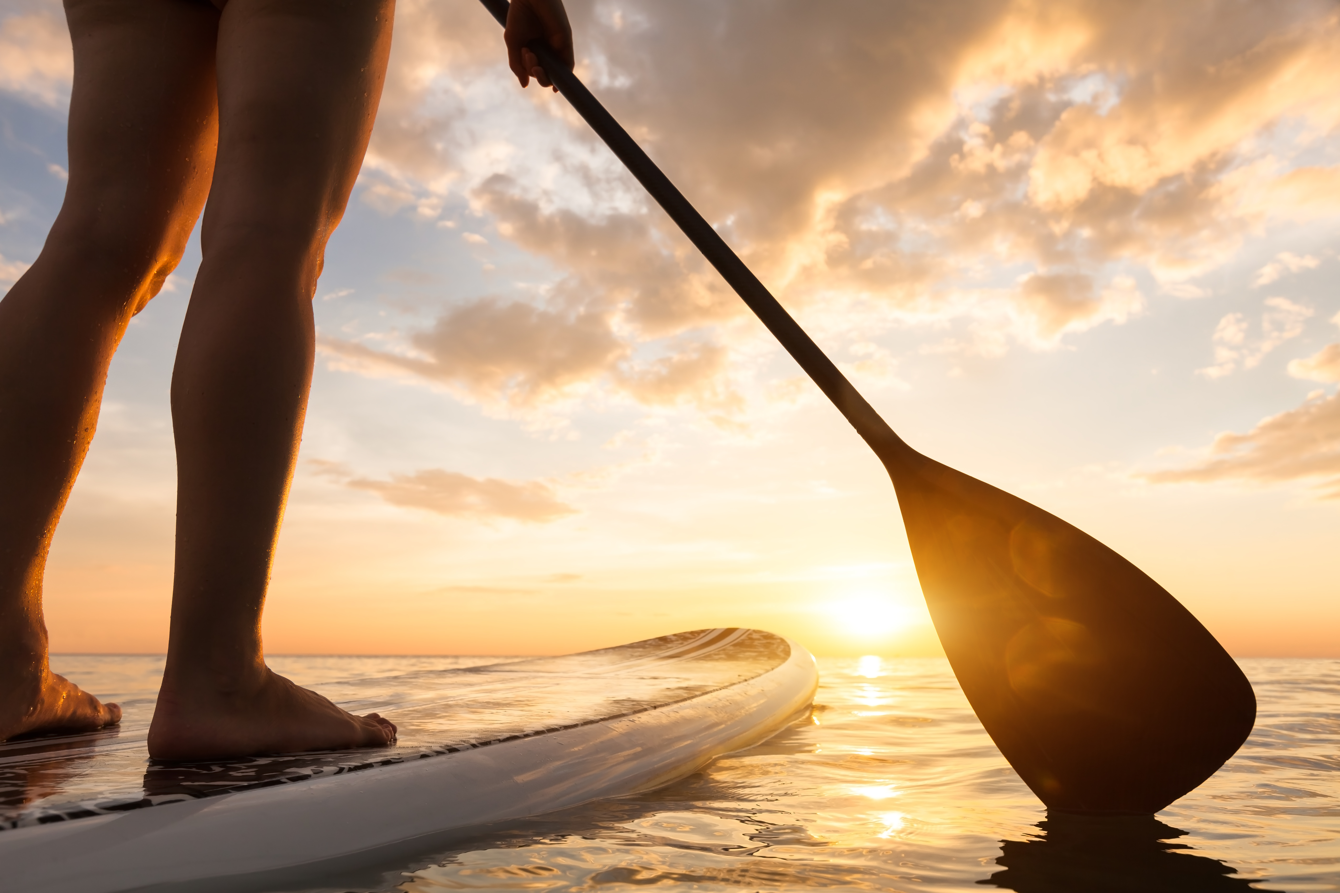 stand up paddle boarding in the outer banks