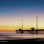 This photo of Jennette"s Pier was taken in the Early morning In Nags Head North Carolina, at the Outer Banks