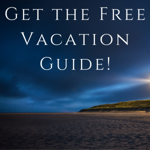 get the free vacation guide, outer banks beach at night