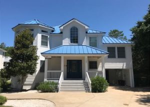 exterior of salty bones vacation rental on outer banks