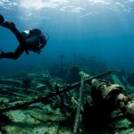 outer banks diving, scuba diving by shipwreck north carolina