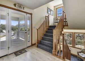 staircase in outer banks vacation rental