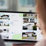 couple looking at vacation rentals online as they plan a vacation