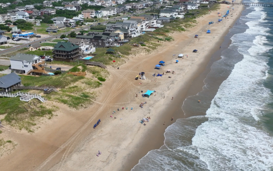 Kill Devil Hills aerial view