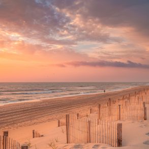 View of the beach during a vacation in the Outer Banks