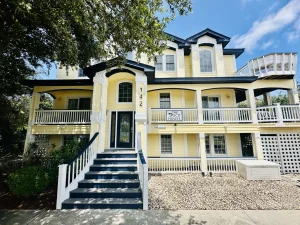 An exterior image of the rental, The Duck House. 